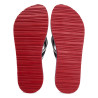 Xancles Tommy Hilfiger blaves amb tires textil trenades i broda blanca