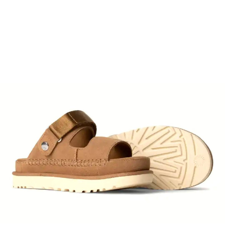 Sandalias plataformas UGG goldenstar glide chestnut - Querol online