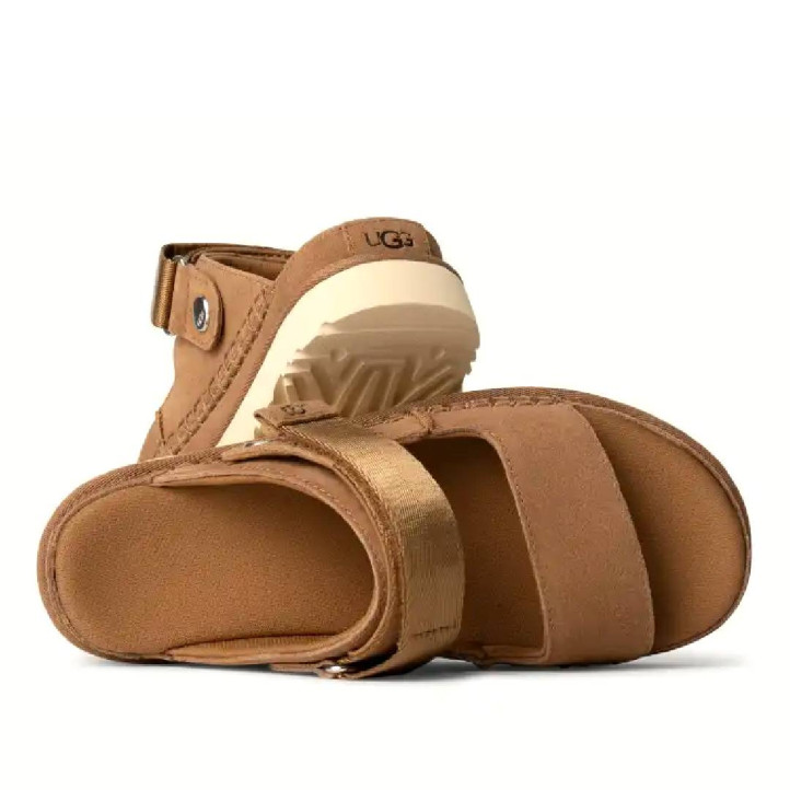 Sandalias plataformas UGG goldenstar glide chestnut - Querol online