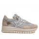 Zapatillas urban Cetti sioux bayer beige con malla plateada - Querol online