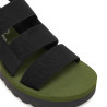 Sandalias cuña FLY LONDON yarefly black con army green