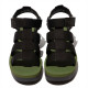 Sandalias cuña FLY LONDON yojifly black con army green - Querol online