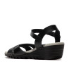 Sandalias cuña FLY LONDON oranfly black