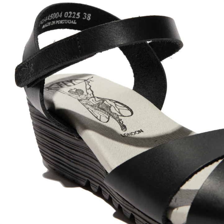 Sandàlies falca FLY LONDON oranfly black - Querol online