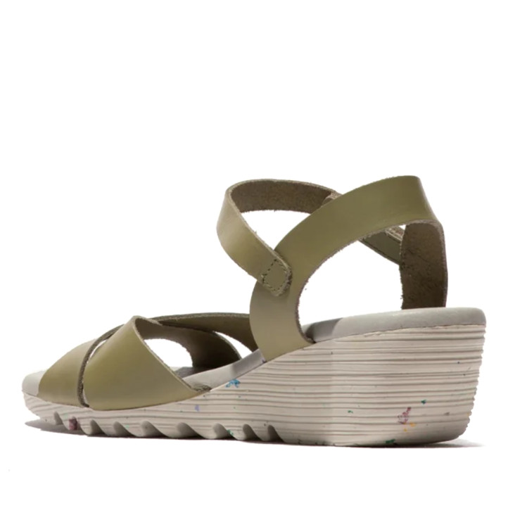 Sandalias cuña FLY LONDON oranfly smog - Querol online