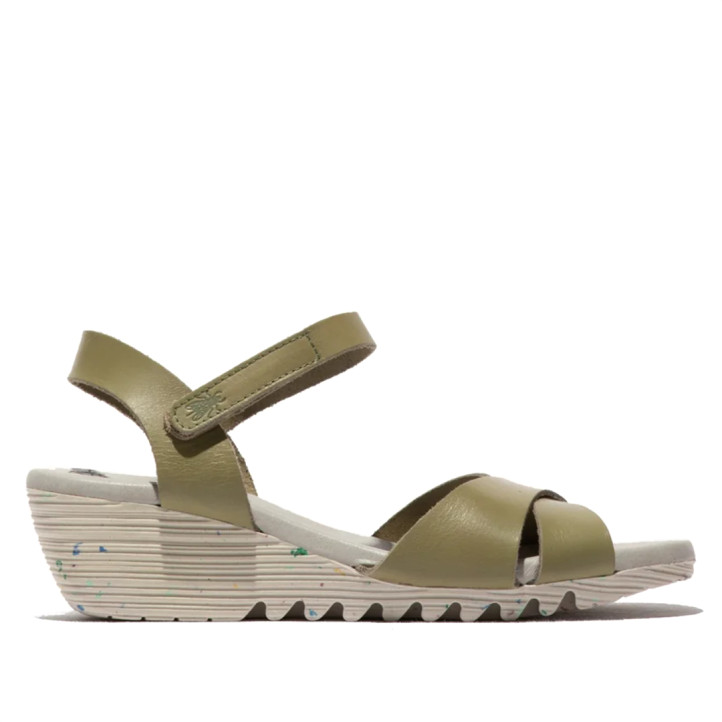 Sandalias cuña FLY LONDON oranfly smog - Querol online