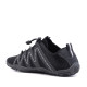 Sabatilles esportives DOCKERS negres i grises amb cordons elàstics estil sport barefoot - Querol online