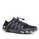 Sabatilles esportives DOCKERS negres i grises amb cordons elàstics estil sport barefoot - Querol online