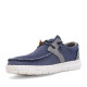 Zapatos sport DOCKERS azul estilo náutico con suela blanca y cordón elástico - Querol online
