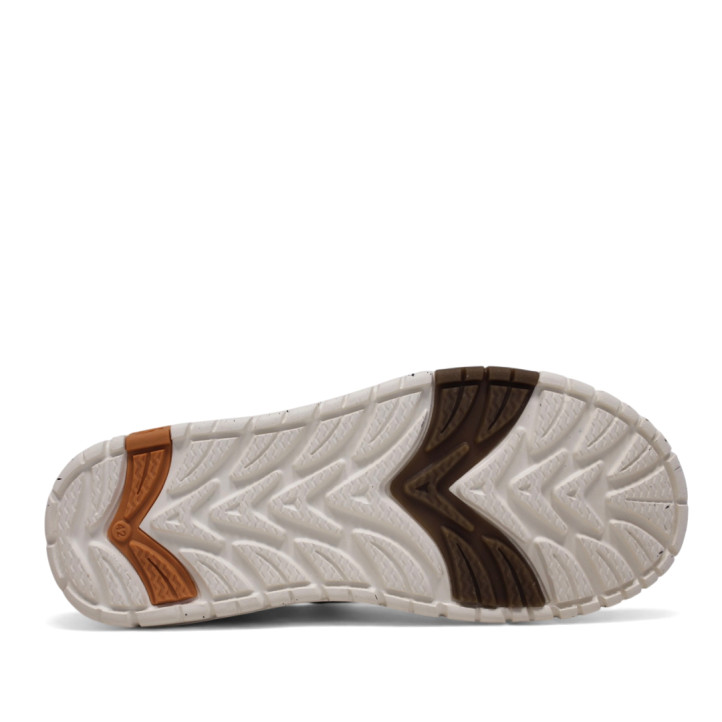 Zapatos sport DOCKERS verdes estilo náutico con suela blanca y cordón elástico - Querol online