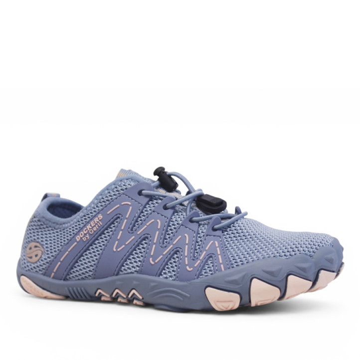 Sabatilles esport DOCKERS blaves i roses estil sport amb cordons elàstics barefoot - Querol online