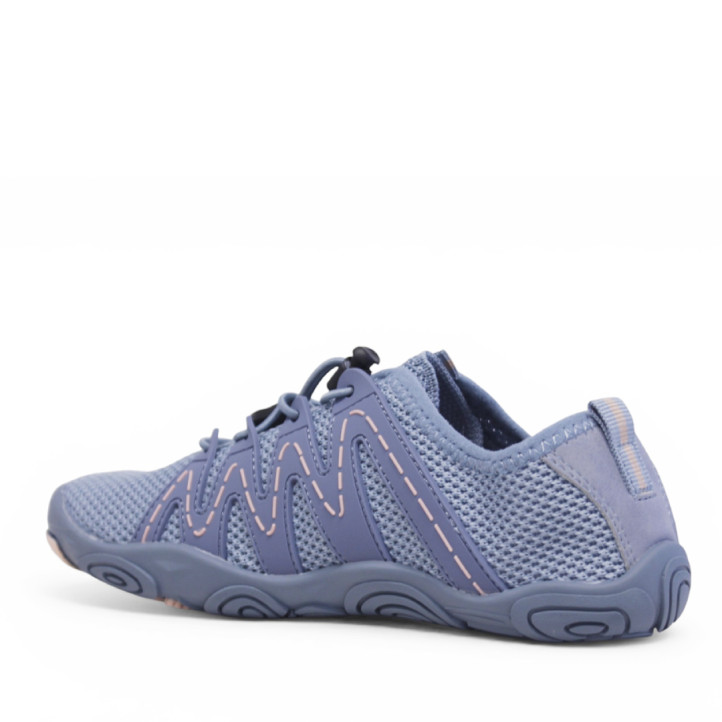Sabatilles esport DOCKERS blaves i roses estil sport amb cordons elàstics barefoot - Querol online