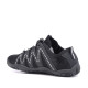Zapatillas deporte DOCKERS negras y grises estilo sport con cordones elásticos barefoot - Querol online