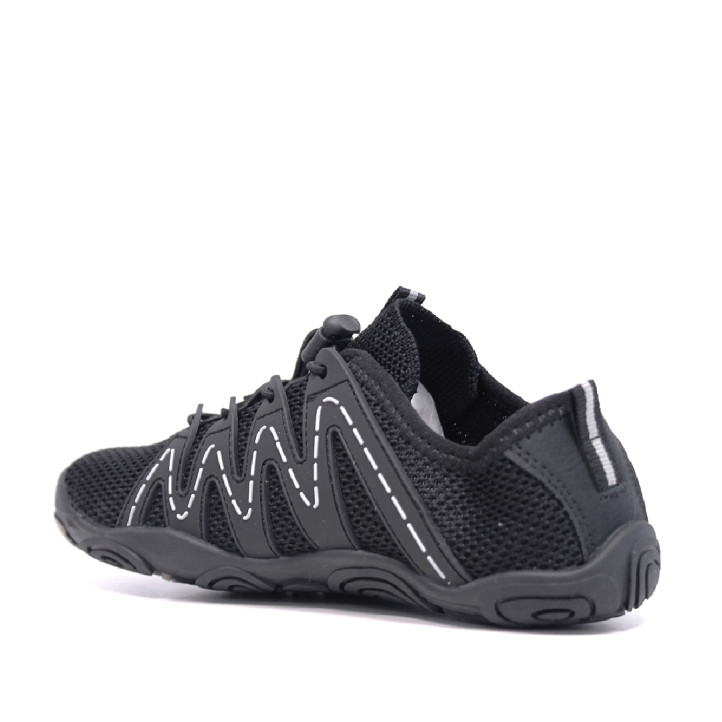 Sabatilles esport DOCKERS negres i grises estil sport amb cordons elàstics barefoot - Querol online