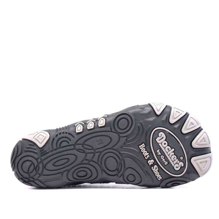 Sabatilles esport DOCKERS negres i grises estil sport amb cordons elàstics barefoot - Querol online