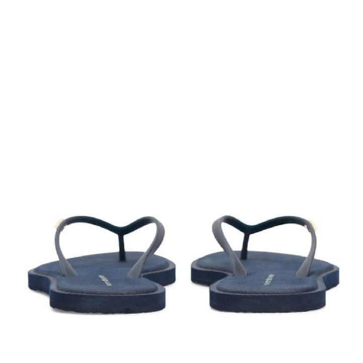 Xancles Tommy Hilfiger blaves amb tires de goma i logo petit - Querol online