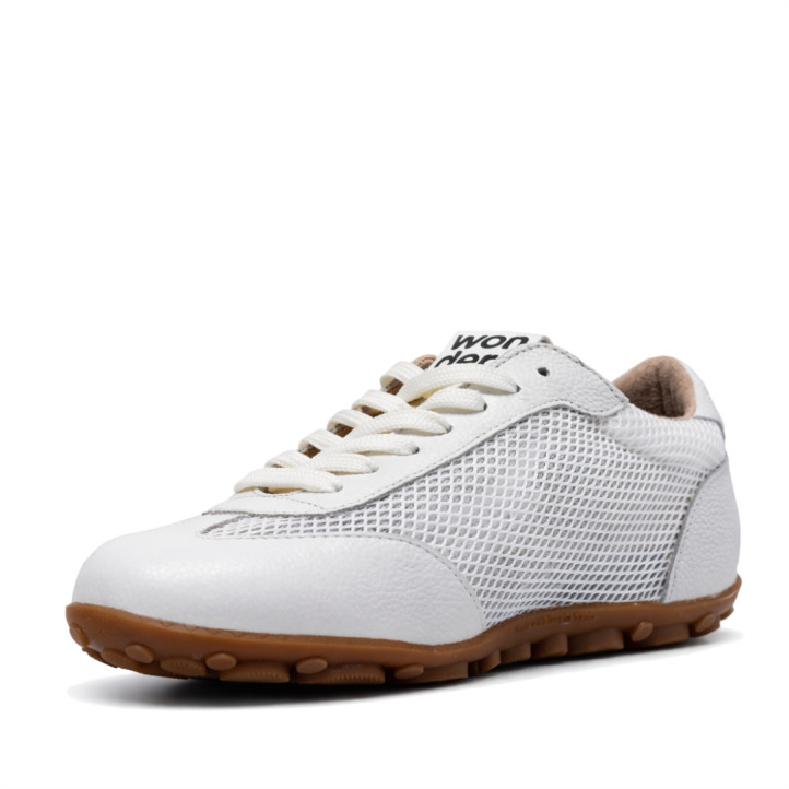 Zapatillas urban Wonders nysa blancas con logo vainilla - Querol online