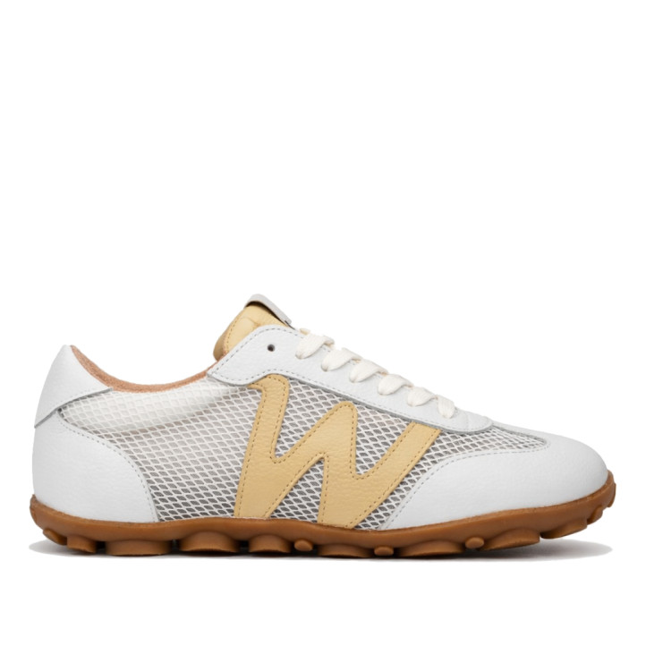 Zapatillas urban Wonders nysa blancas con logo vainilla - Querol online