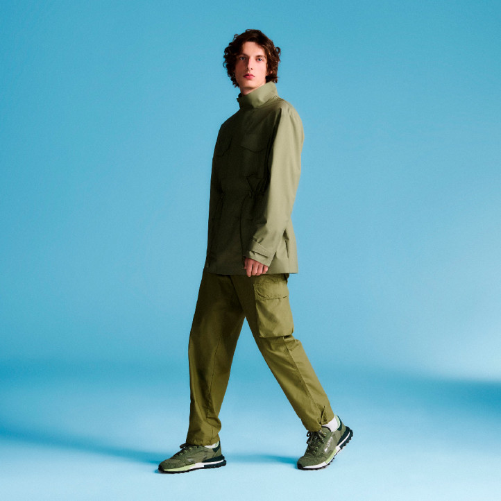 Zapatillas deportivas Lacoste elite active kaki con white - Querol online