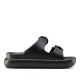 Chanclas Duuo eva curvi negras con hebilla redonda - Querol online