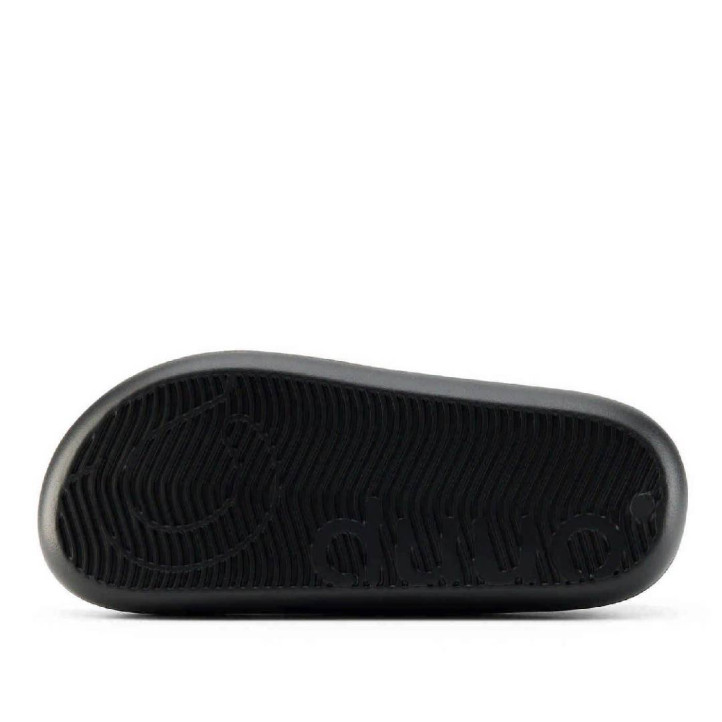 Chanclas Duuo eva curvi negras con hebilla redonda - Querol online