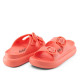 Chanclas Duuo eva curvi coral con hebilla redonda - Querol online