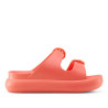 Chanclas Duuo eva curvi coral con hebilla redonda