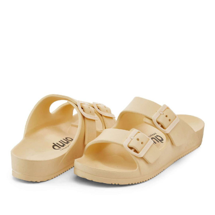 Chanclas Duuo eva flat amarillas - Querol online