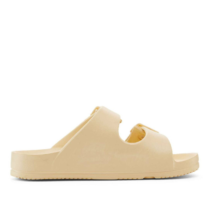 Chanclas Duuo eva flat amarillas - Querol online