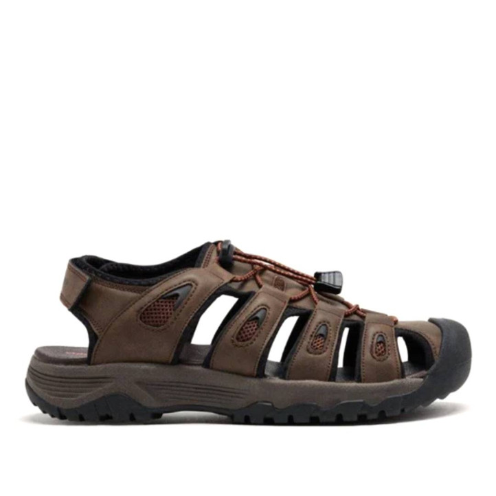 Sandalias Gioseppo marrones estilo cangrejeras pontianac - Querol online