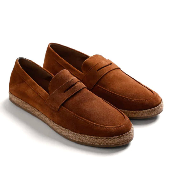 Alpargatas Gioseppo cuero de piel serraje juja - Querol online