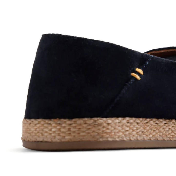 Alpargatas Gioseppo marino de piel serraje kendu - Querol online