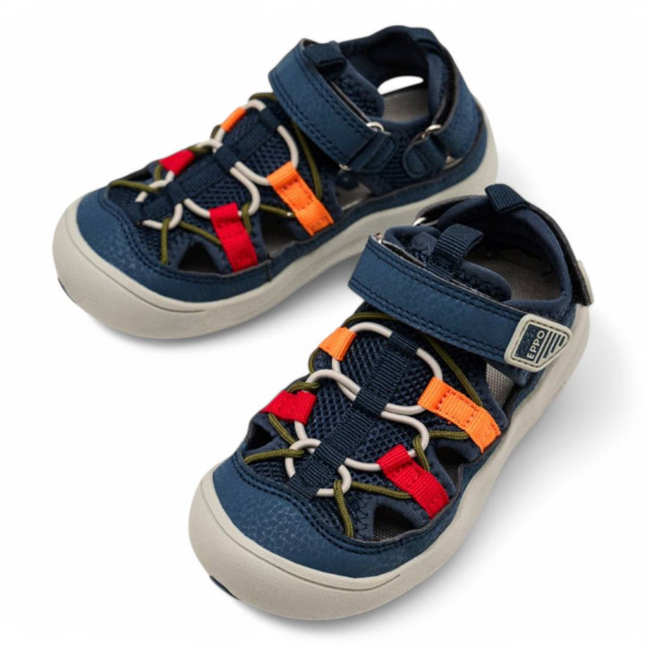 sandalias Gioseppo azules estilo cangrejeras dunbarton barefoot - Querol online