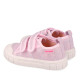 Sabatilles lona Garvalin 252381 roses de lona amb doble velcro barefoot - Querol online