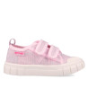 Sabatilles lona Garvalin 252381 roses de lona amb doble velcro barefoot