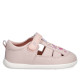 Zapatillas lona Garvalin 262342 rosas estilo cangrejera con dibujo barefoot - Querol online
