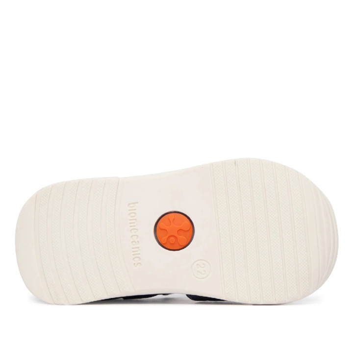 Primeros pasos Biomecanics 262123 azules con tira de lona y doble velcro - Querol online
