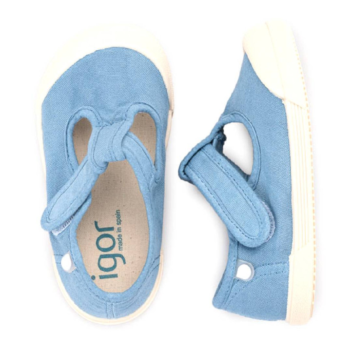 Zapatillas lona Igor jeans estilo pepito barefoot - Querol online