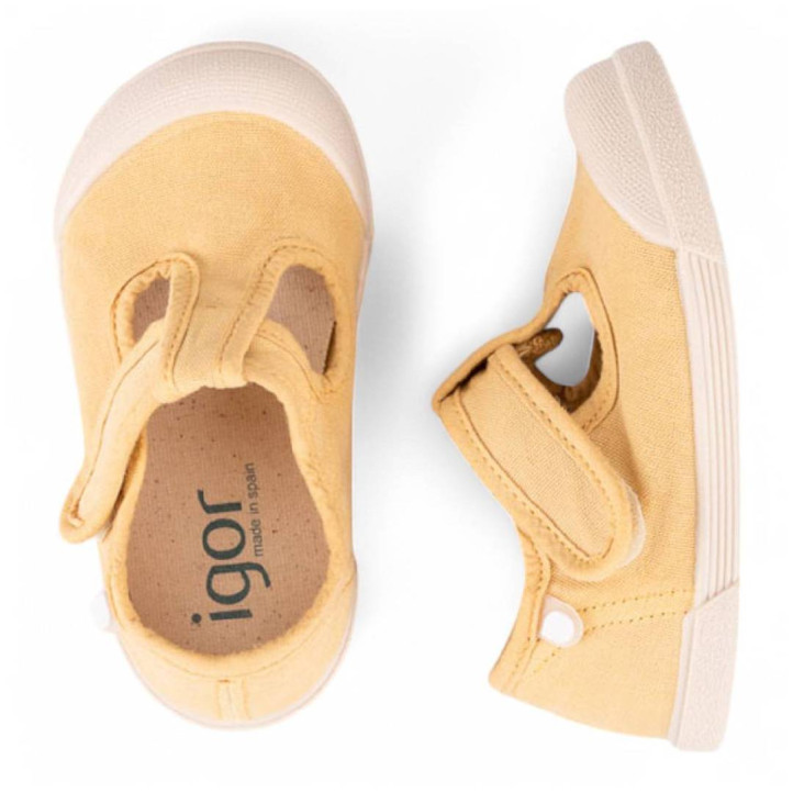 sabatilles lona Igor grogues estil pepito barefoot - Querol online
