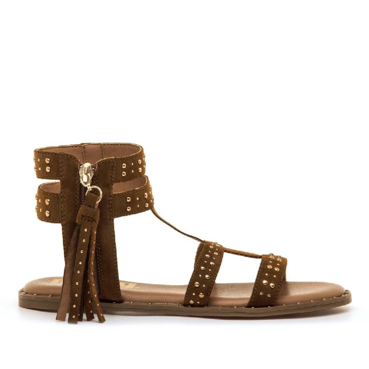 SANDALIAS DE MUJER MUSTANG 55545 MARRON 55545 62670 - Querol online