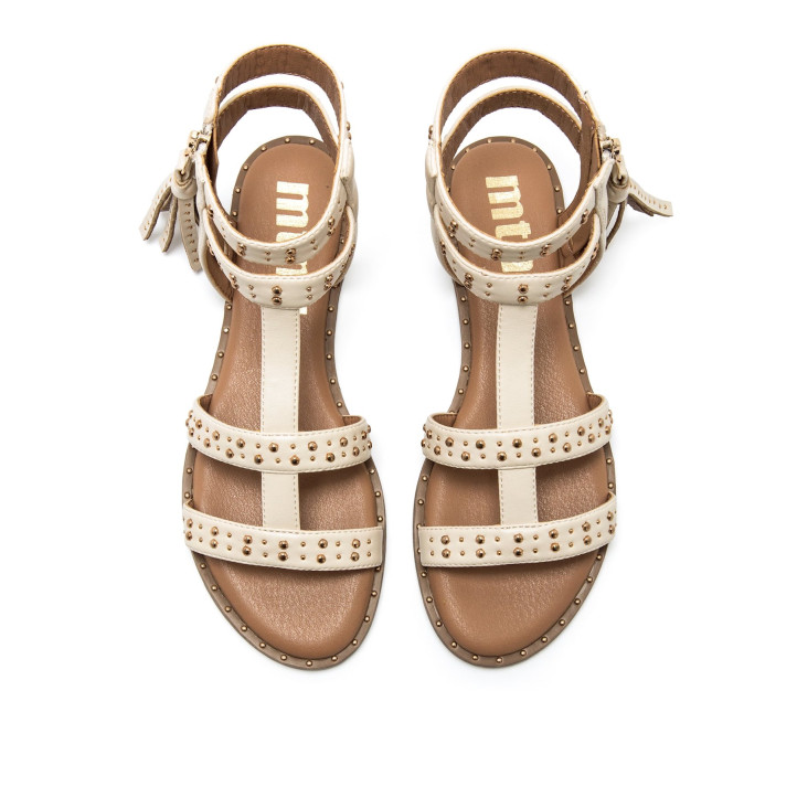 SANDALIAS DE MUJER MUSTANG 55545 BEIGE 55545 62669 - Querol online