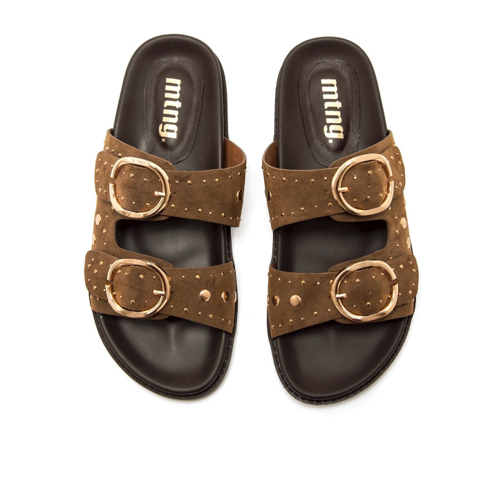 SANDALIAS DE MUJER MUSTANG SIA MARRON 55500 62668 - Querol online