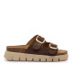 SANDALIAS DE MUJER MUSTANG LION MARRON 54160 62659 - Querol online