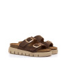 SANDALIAS DE MUJER MUSTANG LION MARRON 54160 62659