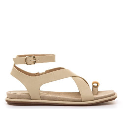 SANDALIAS DE MUJER MARIAMARE 68733 BEIGE 68733 62639 - Querol online
