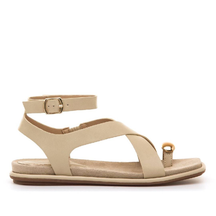 SANDALIAS DE MUJER MARIAMARE 68733 BEIGE 68733 62639 - Querol online