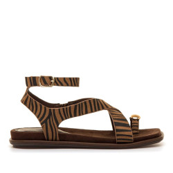 SANDALIAS DE MUJER MARIAMARE 68733 MARRON 68733 62640 - Querol online