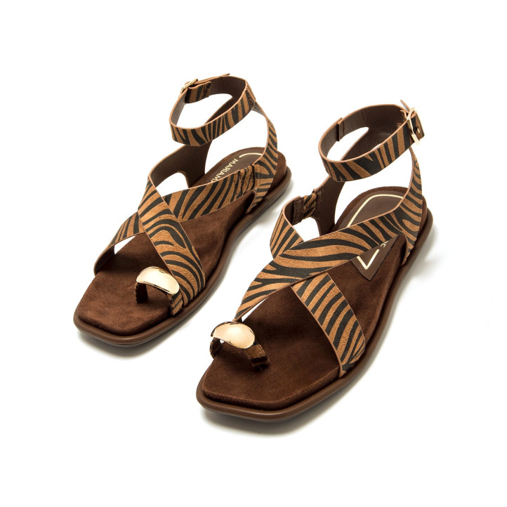 SANDALIAS DE MUJER MARIAMARE 68733 MARRON 68733 62640 - Querol online