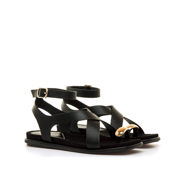 SANDALIAS DE MUJER MARIAMARE 68733 NEGRO 68733 62638 - Querol online