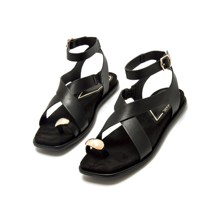 SANDALIAS DE MUJER MARIAMARE 68733 NEGRO 68733 62638 - Querol online